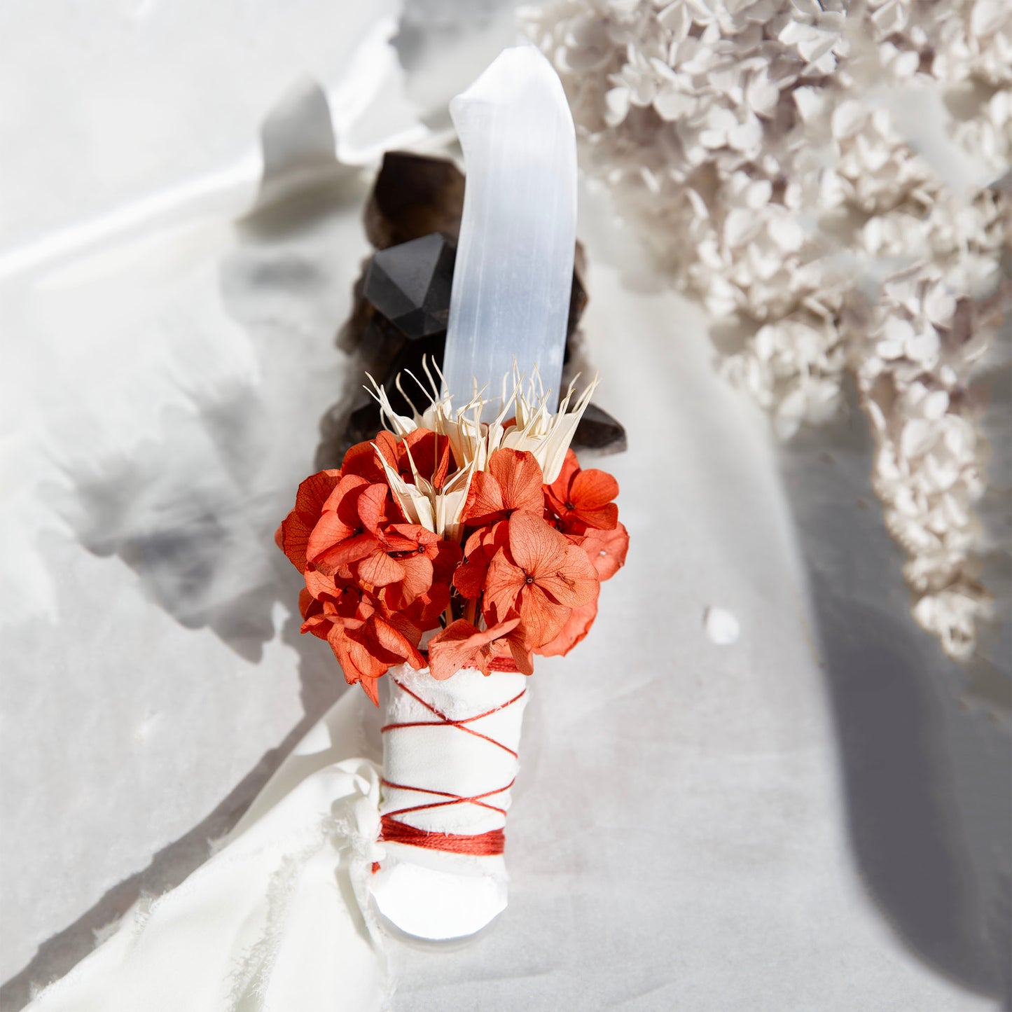 Selenite Aura Knife - Empower Your Energy Cleansing Rituals