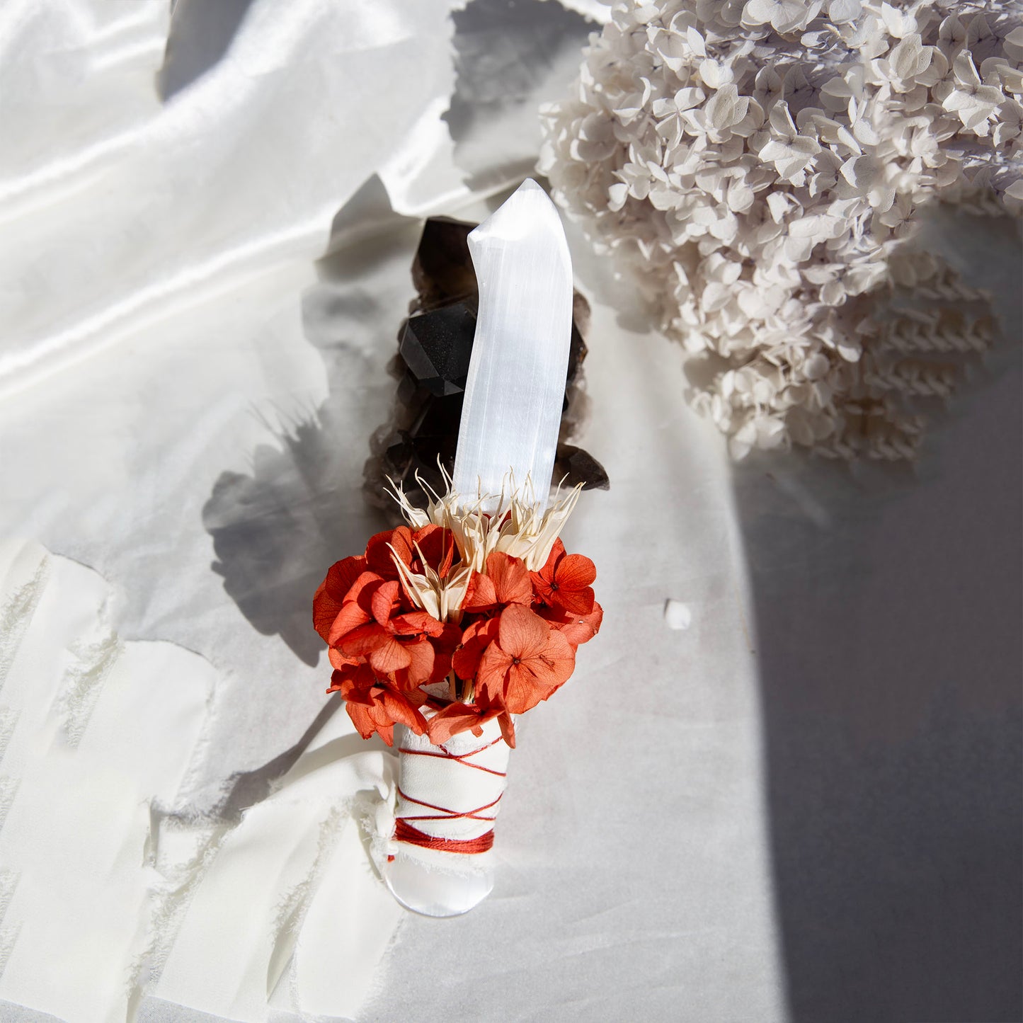 Selenite Aura Knife - Empower Your Energy Cleansing Rituals