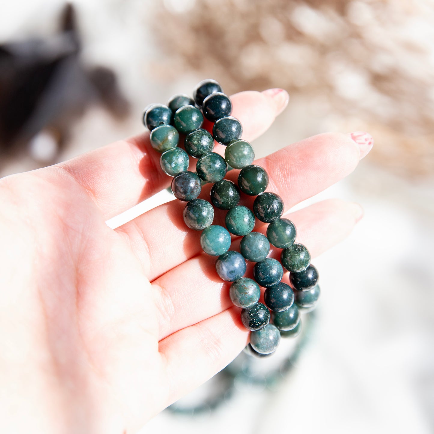 Moss Agate Bracelet