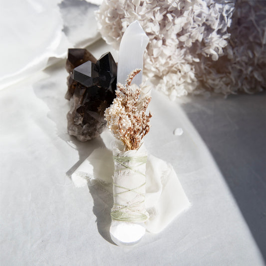 Selenite Aura Knife - Empower Your Energy Cleansing Rituals